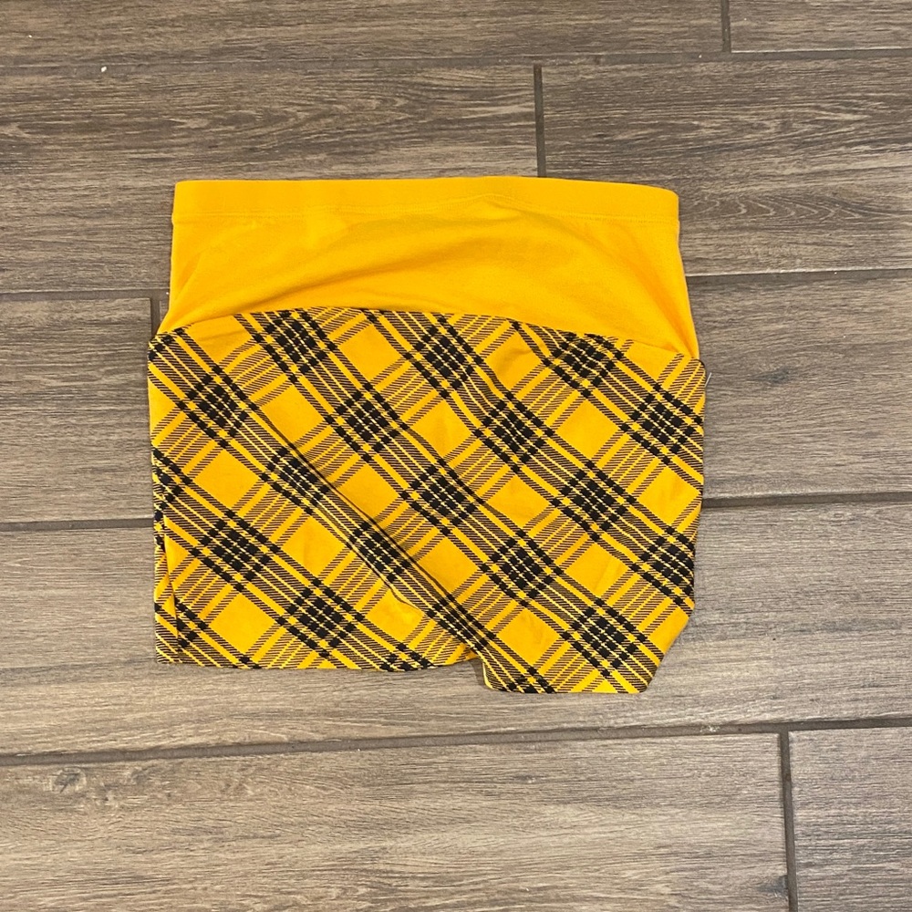 PINK Victoria's Secret Yellow Plaid Crop Top - Picture 4 of 6